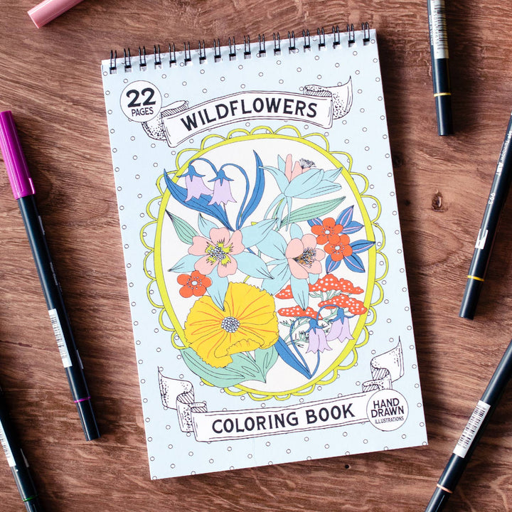 Wildflowers Premium Coloring Book AT23