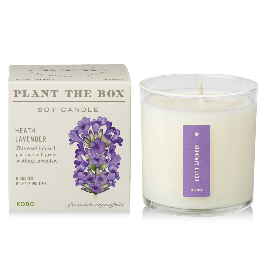 Heath Lavender - Plant the Box Candle - 9oz.