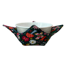 Load image into Gallery viewer, Floral Mushroom Microwave Bowl Cozy