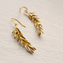 Load image into Gallery viewer, Rosemary Leaf Earrings SP01
