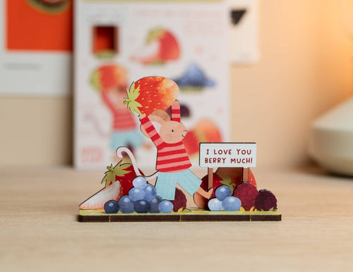 I LOVE YOU BERRY MUCH POP OUT CARD DD11