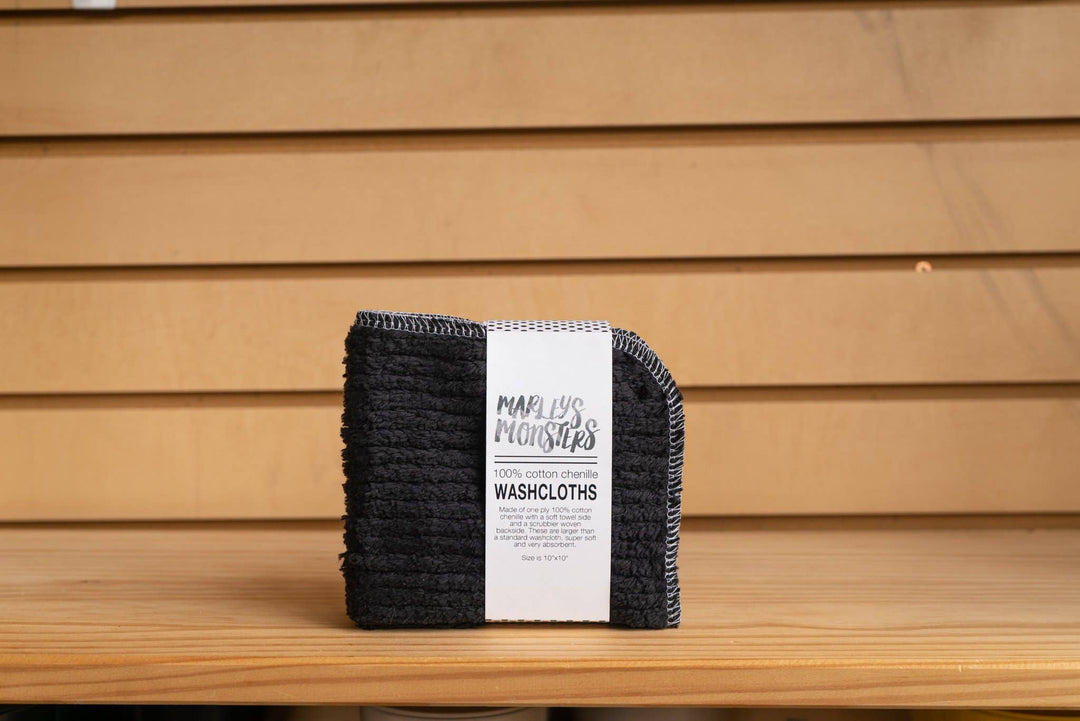 Washcloths: Cotton Chenille - 4 Count Set - Case of 6 MAS79