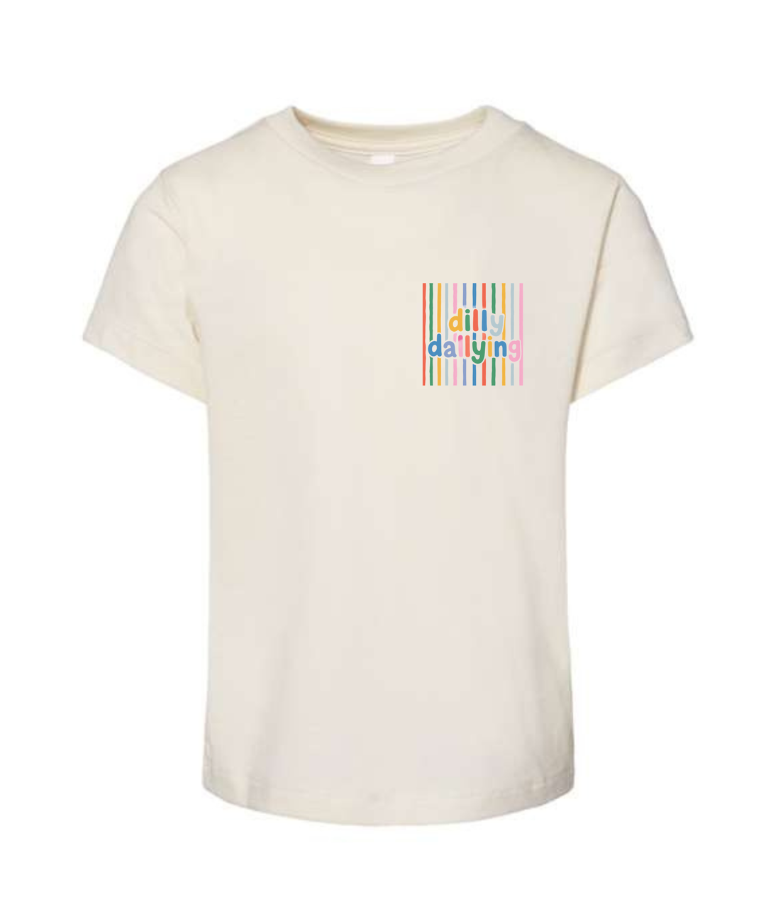 Dilly Dally Kids T-Shirt | Kids Summer Graphic T-Shirt | Funny Kids T-Shirt AR432