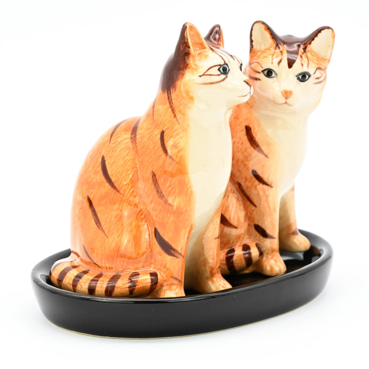 SP9131 SALT AND PEPPER SHAKER Orange Tabby