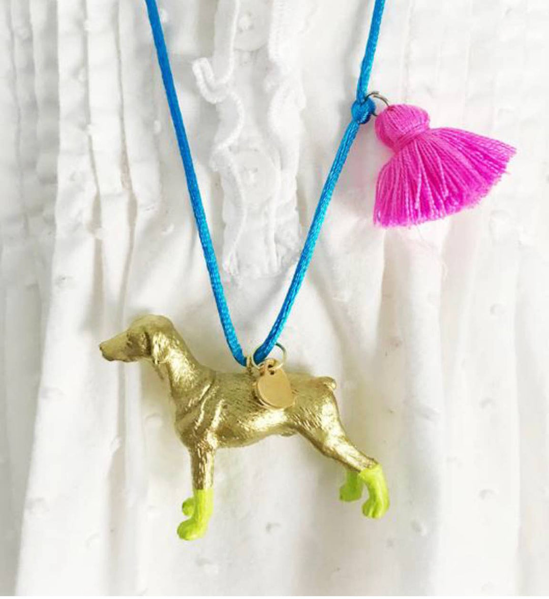 Dog Tassel Necklace