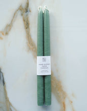 Load image into Gallery viewer, Hand-Dipped Taper Candle Pair, Sea Glass