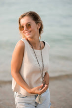 Load image into Gallery viewer, Sleeveless Crinkle Cotton Blouse Top