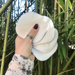 Deluxe Bamboo Facial Rounds: 4 Count - Case of 6