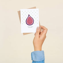 Load image into Gallery viewer, &quot;Happy Figgin Birthday&quot; Fig Pun / Birthday / Card
