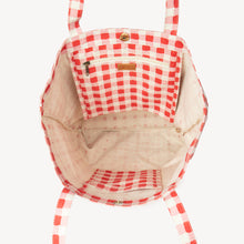 Load image into Gallery viewer, Carryall Tote - Tomato Gingham joyn11