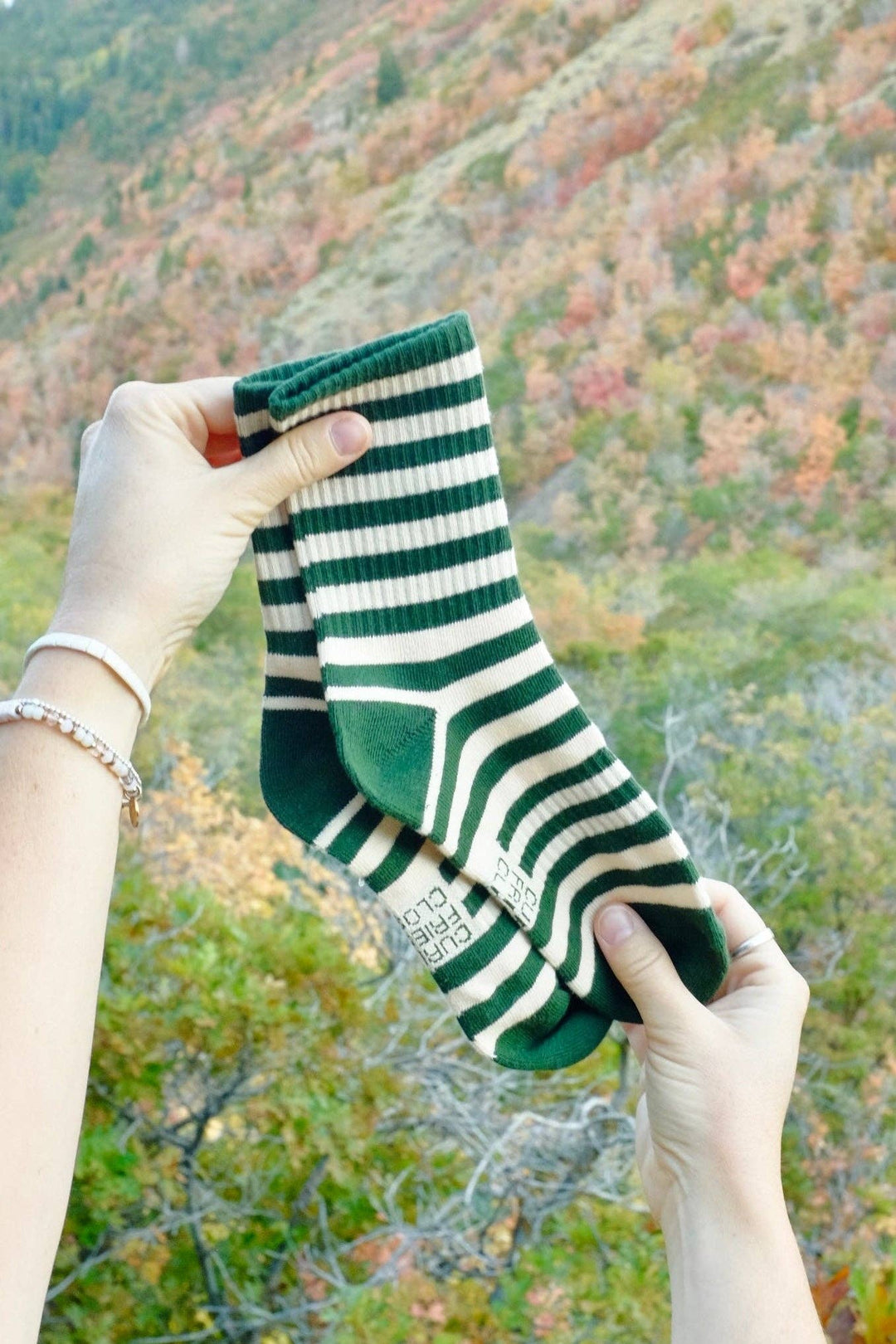 Retro Ribbed Striped Socks Spring time