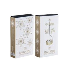 Load image into Gallery viewer, Rotary Candleholder, Art Deco Star, Gold