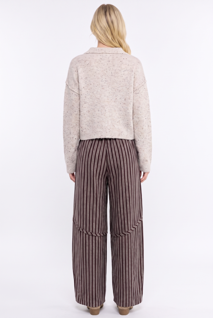CB168 Pinstripe Drawstring Pants