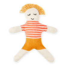 Load image into Gallery viewer, Cotton Knit Baby Rattle Toy: Buddy Red