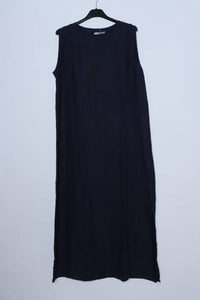 Sleeveless Short Dresses in 100% Linen REF. 10090