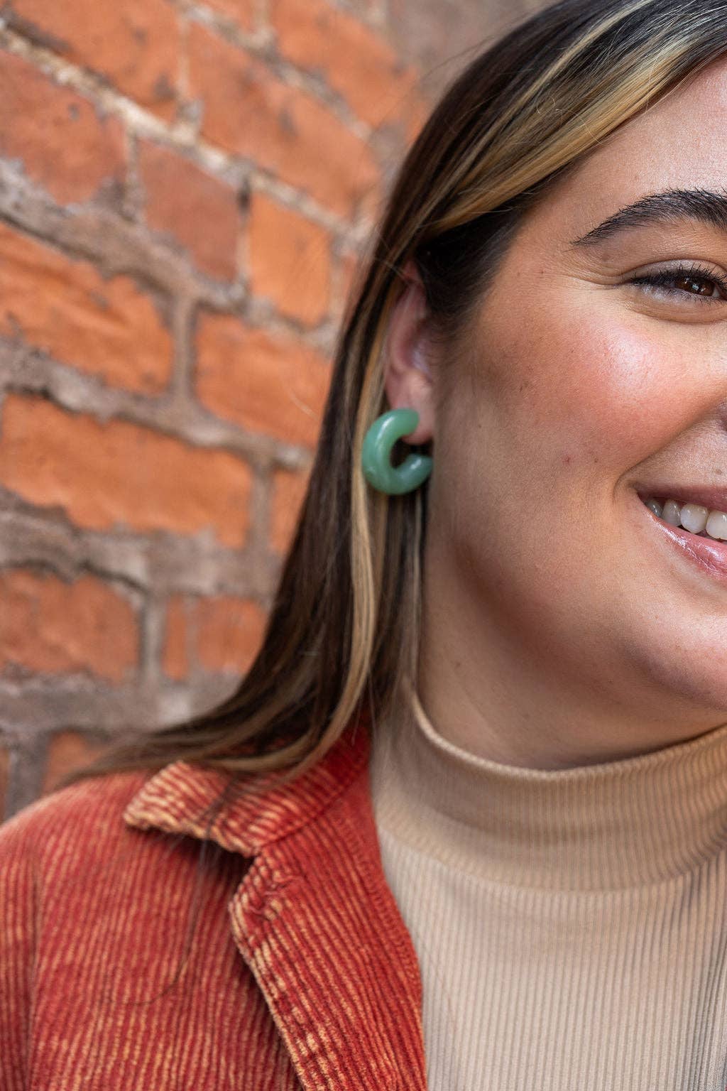 Chloe Hoops - Sage // Jewelry, Earrings, Fall SS231