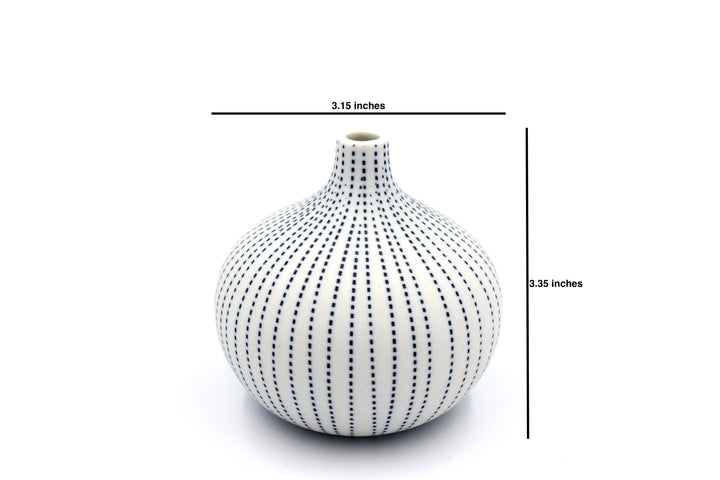 524W26 CONGO TINY L-Handcrafted Porcelain Bud Vase