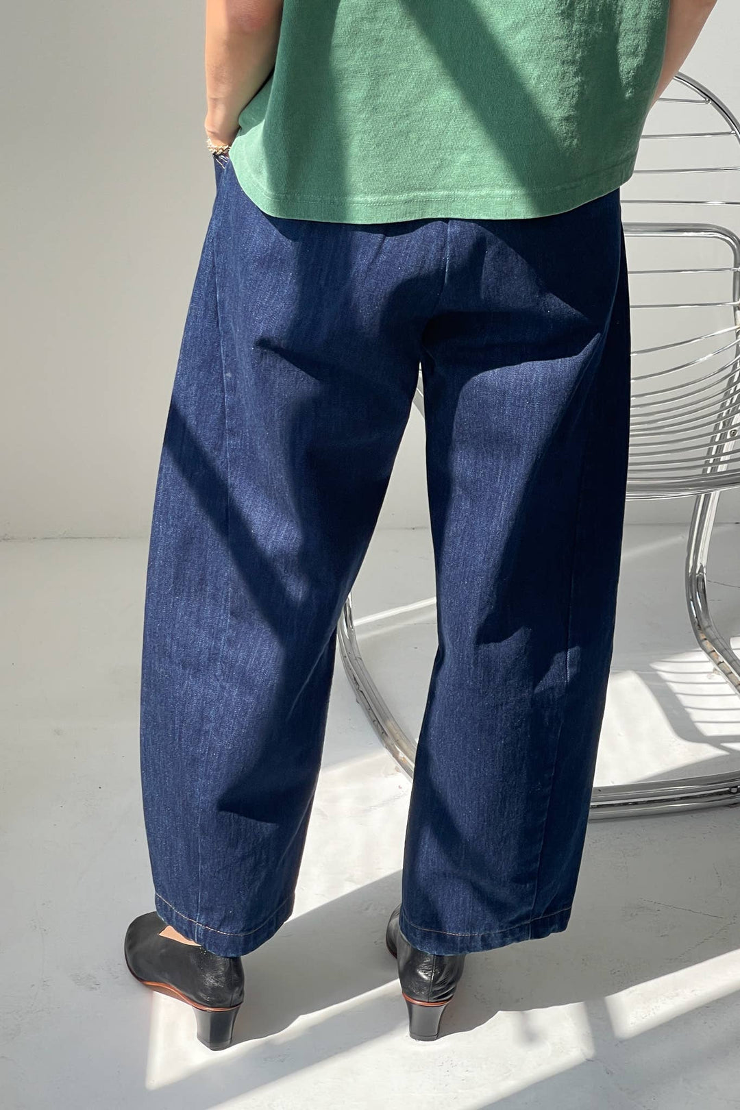 Blue Denim Arc Pants Le Bon Shoppe LBRAW