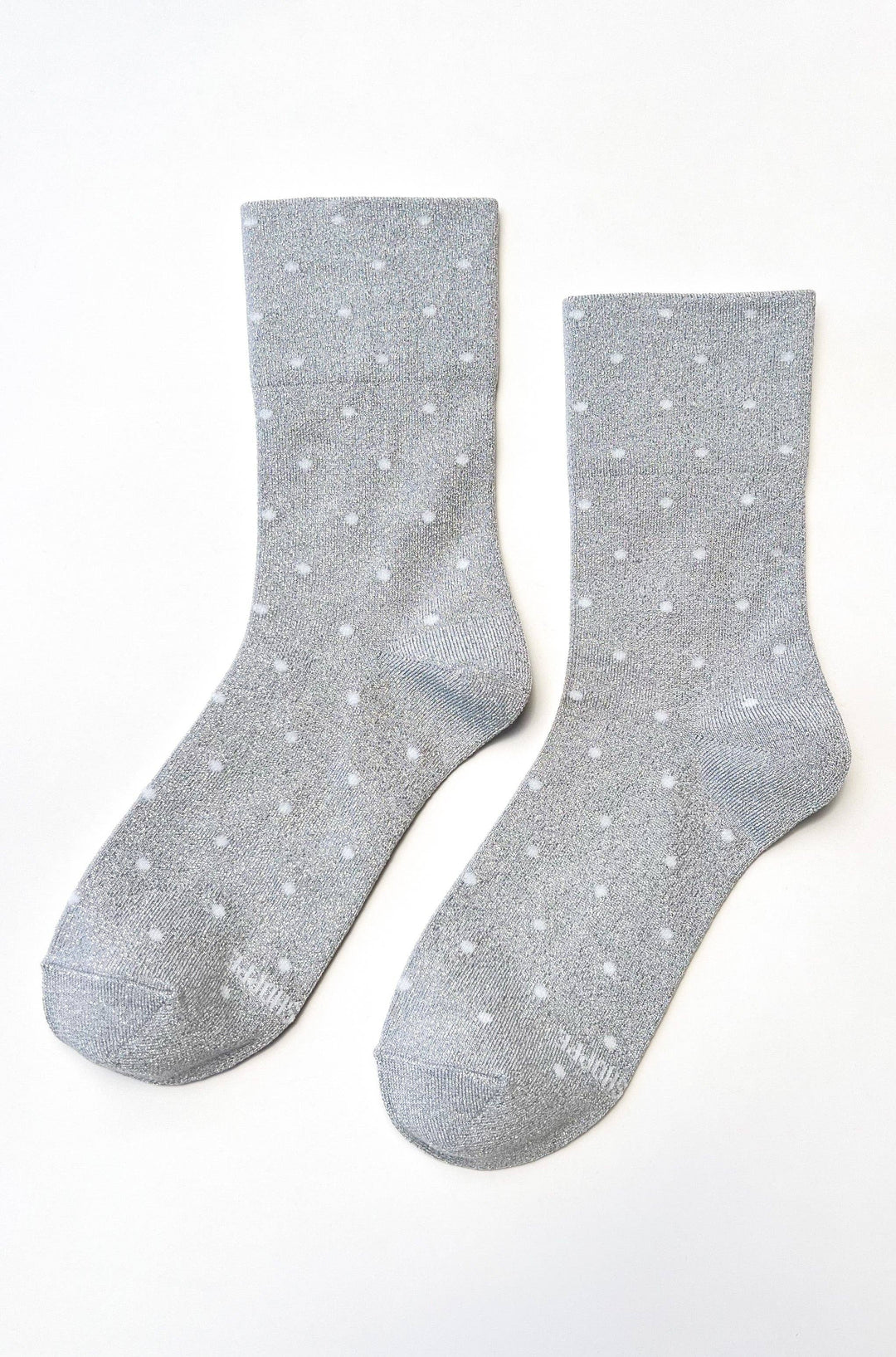 Lurex Patterned Sneaker Socks