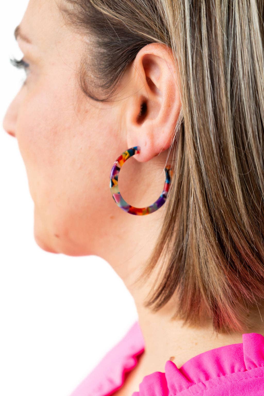 Camy Hoops - Fiesta // Earrings, Jewelry, Gifts, Best Seller SS523