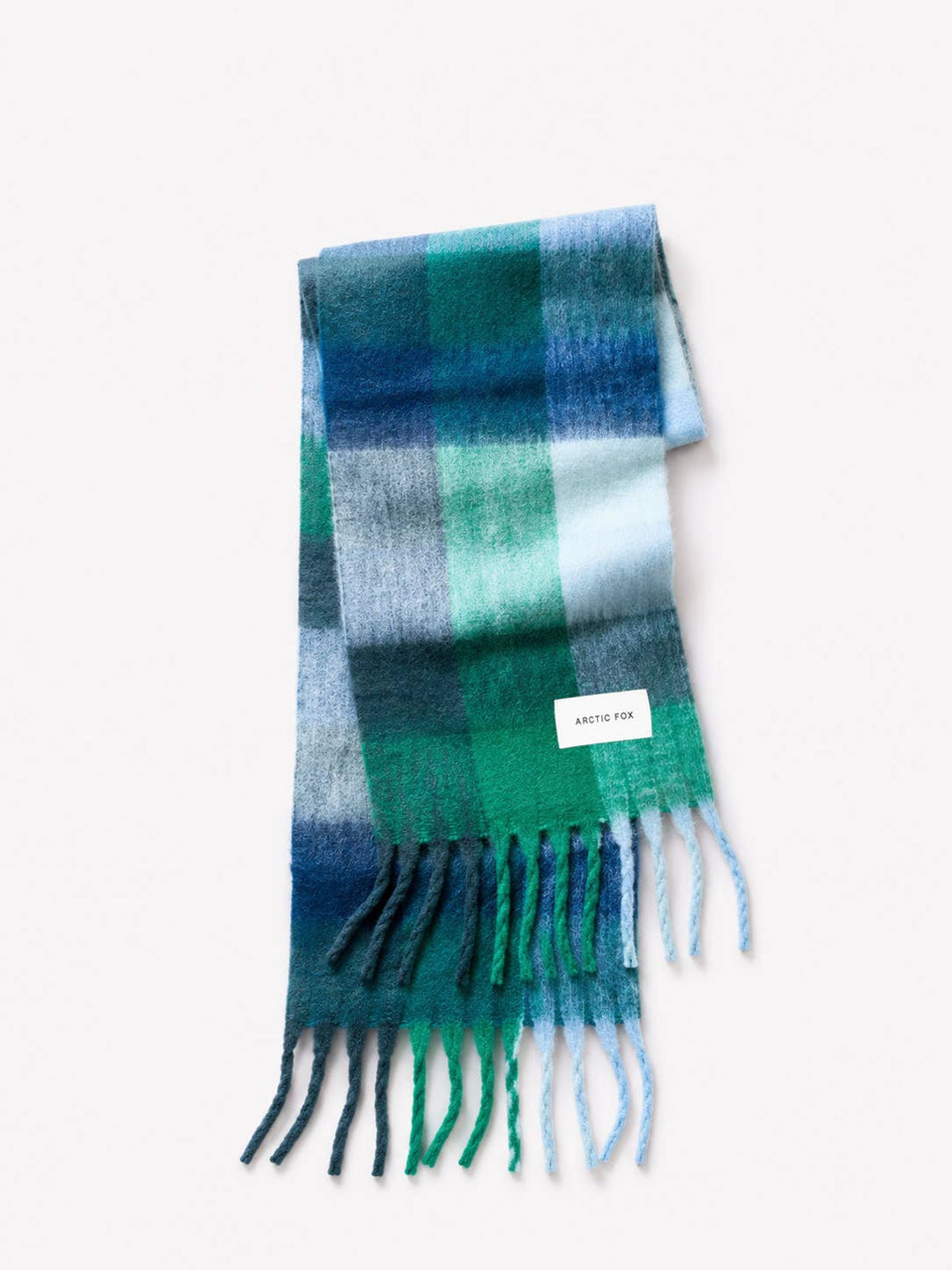 The Reykjavik Scarf - 100% Recycled - Emerald Check - FW26