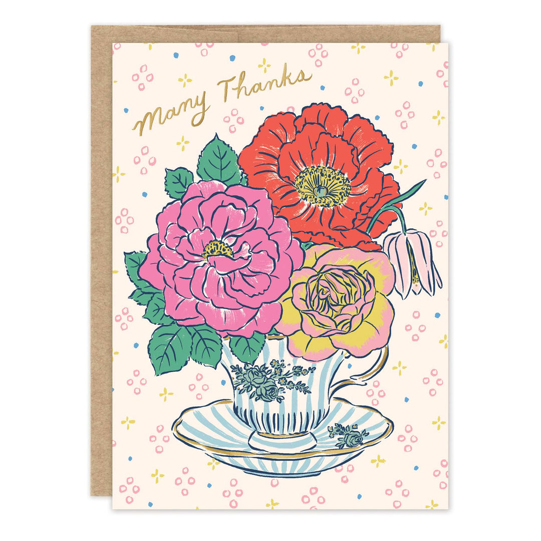 Teacup Thank You Card