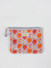 Load image into Gallery viewer, Floribunda Zip Pouch, Lilac