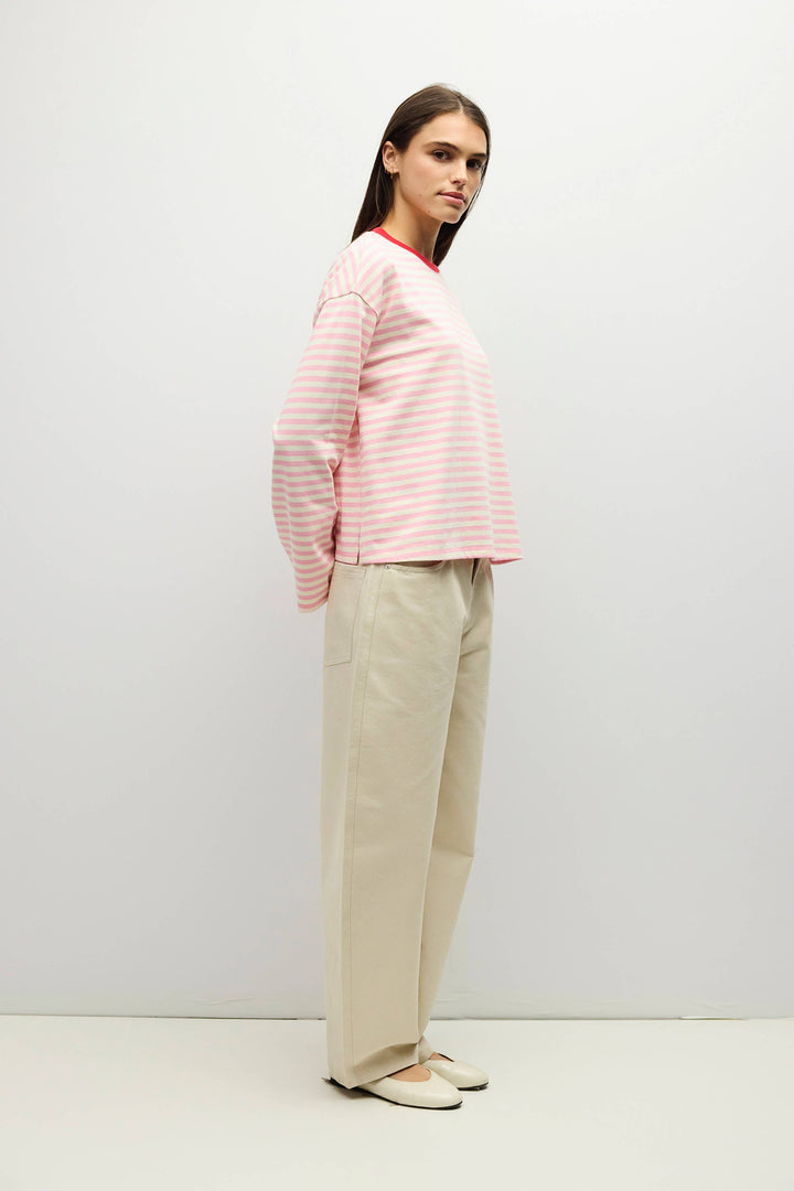 The Jessie Top | Striped Long Sleeve T-Shirt A674