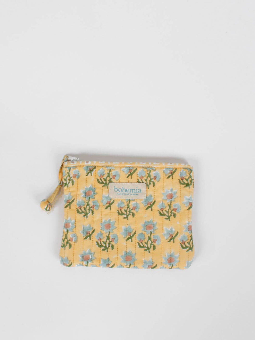Posie Zip Pouch, Buttermilk