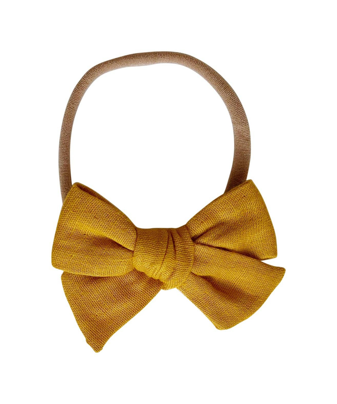Golden Double Gauze  - Baby Mess Bow