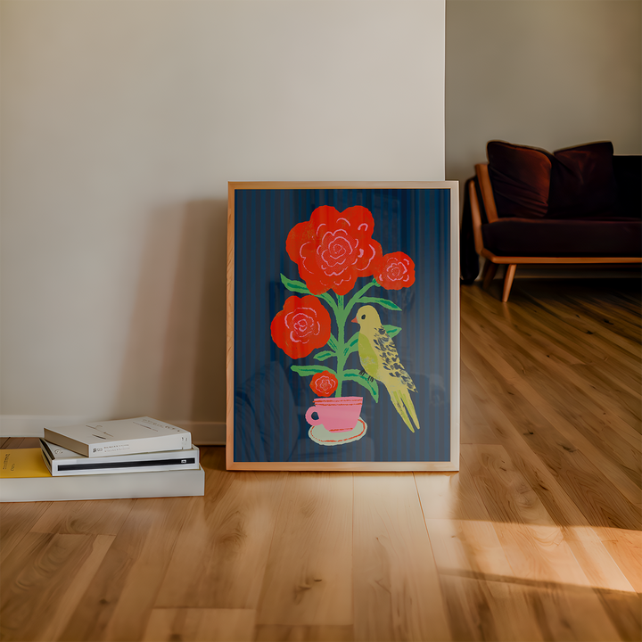 Teacup Bird | 8x10 Art Print CW24