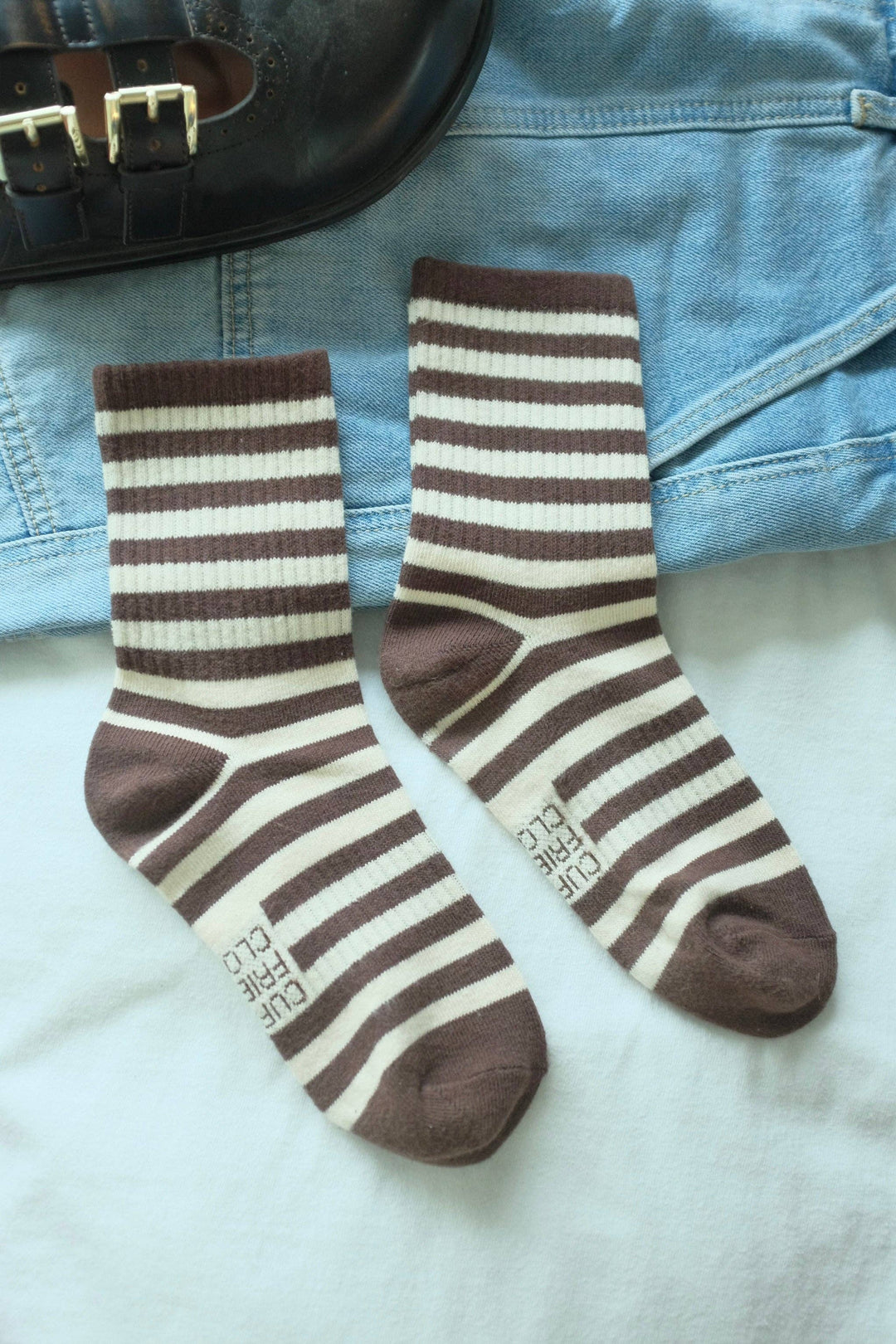 Retro Ribbed Striped Socks Spring time