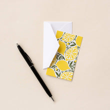 Load image into Gallery viewer, Lemon Mini Note Set / Gift Wrap / Midwest Made