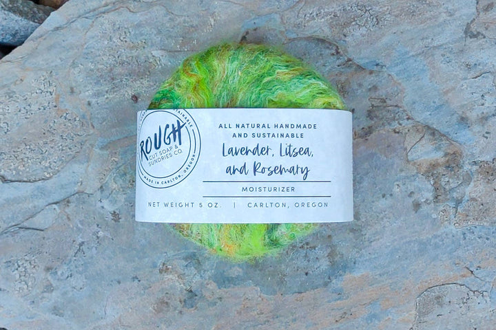 Felted Handcrafted Artisan Rough Cut Soap