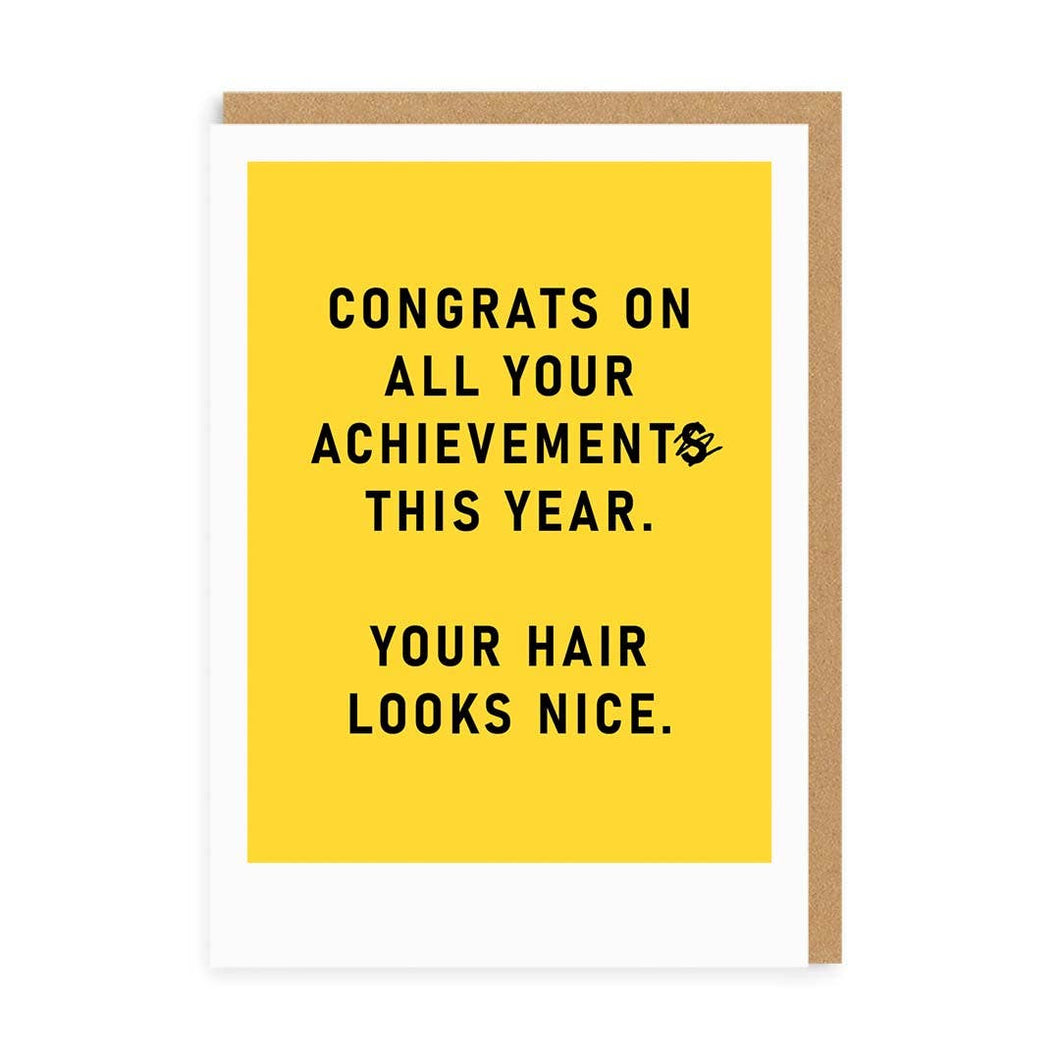 All Your Achievement Greeting Card