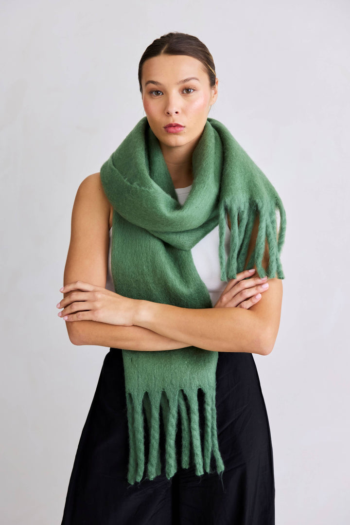 The Stockholm Scarf - 100% Recycled - Forest Fern