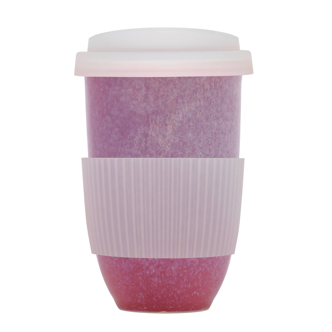 Astral Bloom Ceramic Travel Mug – 12oz Reusable Cup NV27