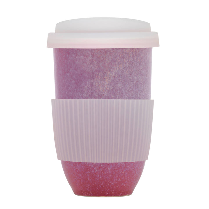 Astral Bloom Ceramic Travel Mug – 12oz Reusable Cup NV27