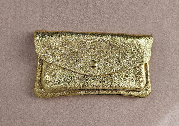 Kangaroo double pocket cowhide leather wallet: Homard RM33