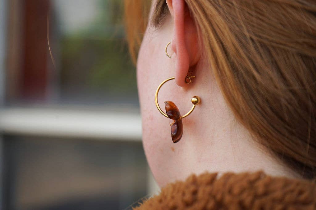 Magnolia Hoops - Amber // Jewelry, Earrings, Fall SS236