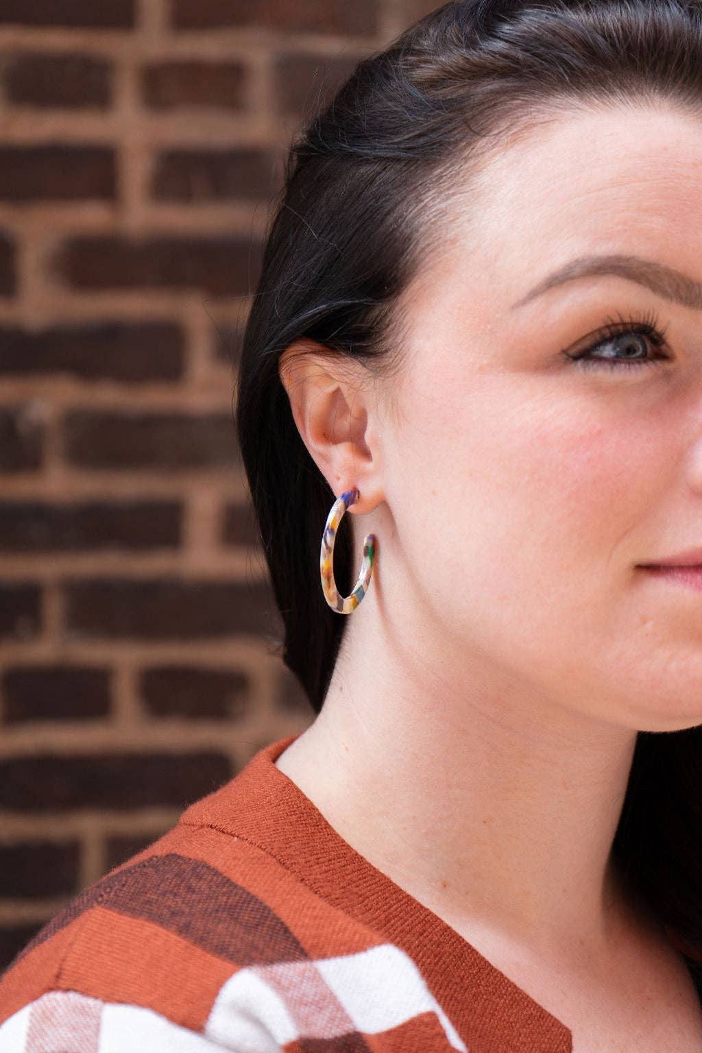 Camy Hoops - Multicolor // Jewelry, Earrings, Gift SS53