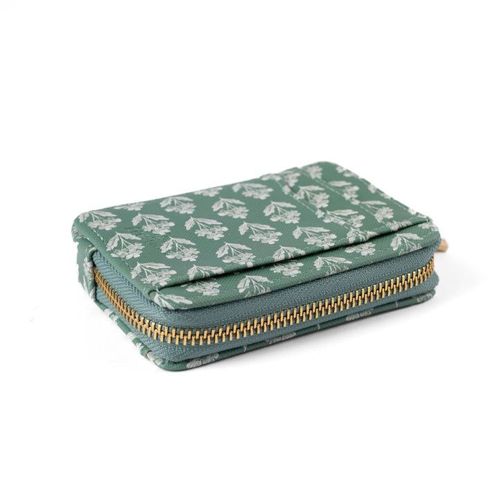 Forget Me Nots Sage Zip Wallet EY98