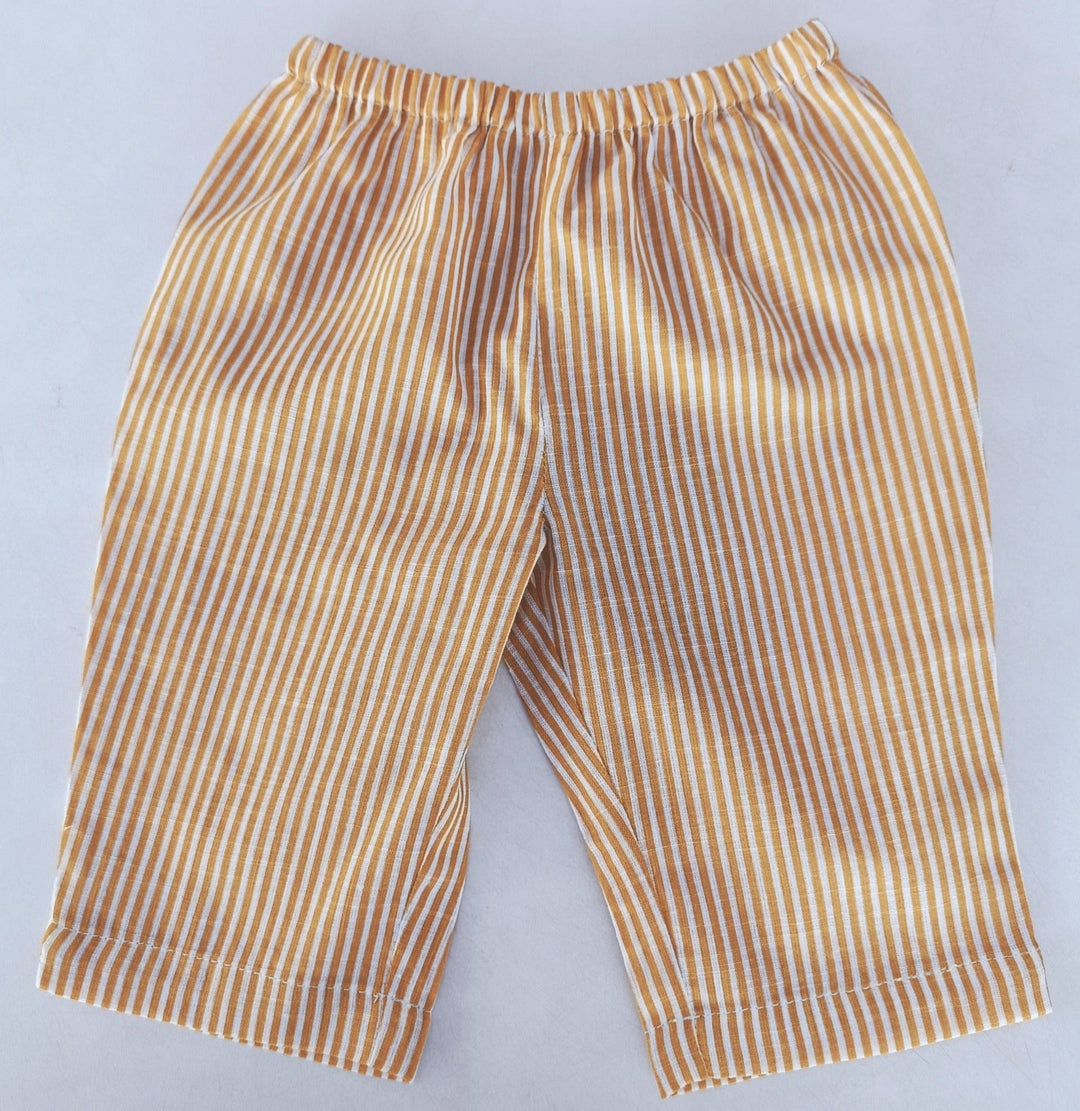 Mustard Stripes Print Pant