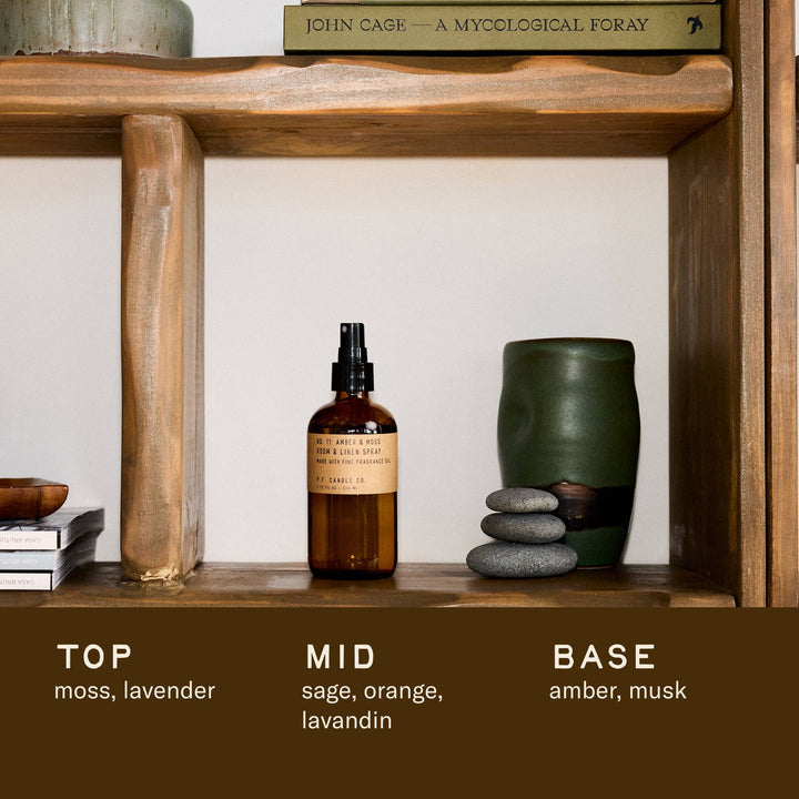 Amber &amp; Moss - 7.75 fl oz Room &amp; Linen Spray