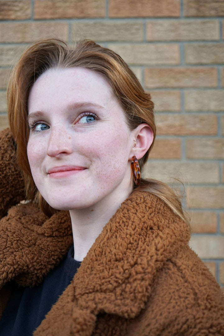 Scarlett Hoops - Amber // Jewelry, Earrings, Fall SS235