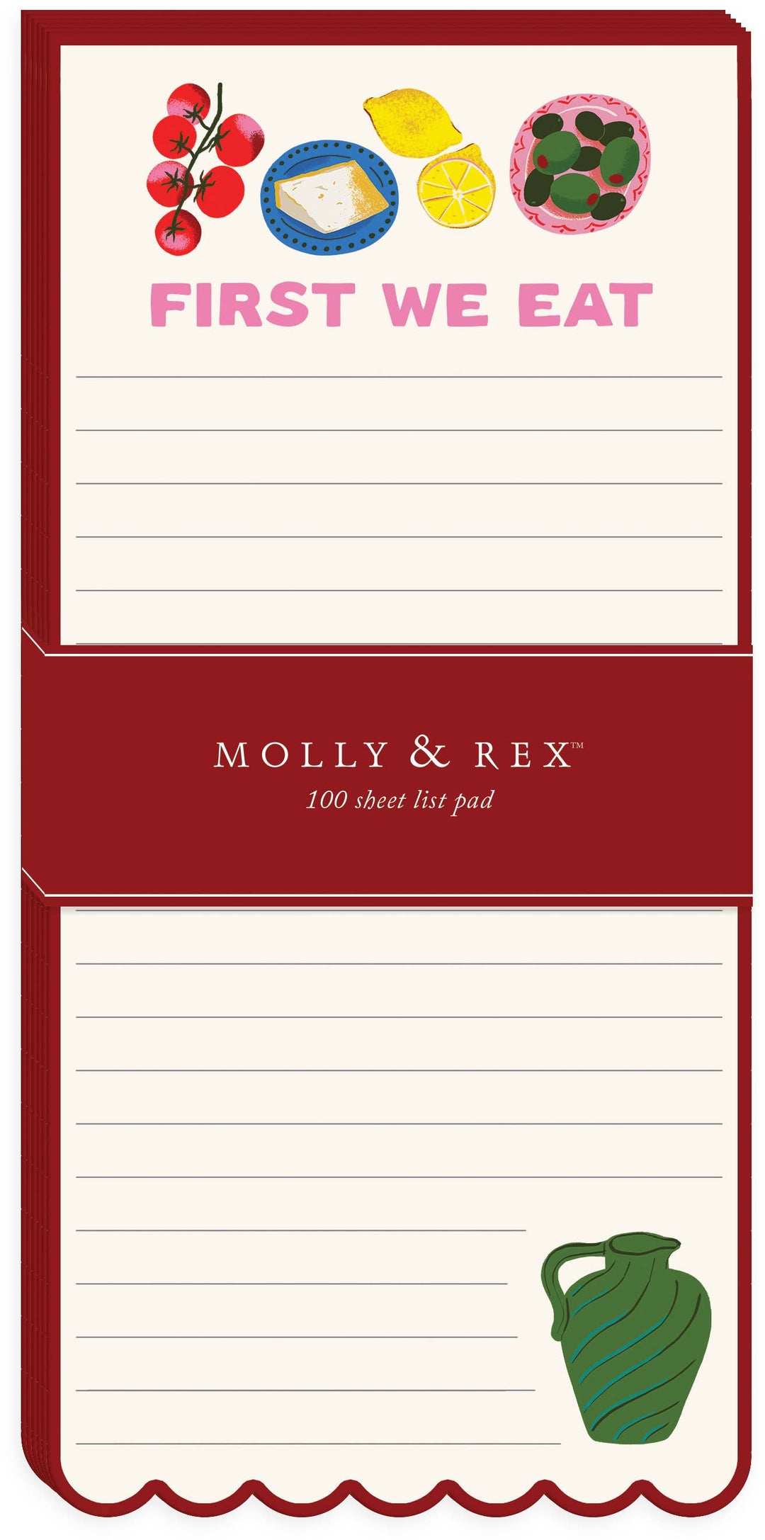 Mediterranea Eat Magnetic List Pad