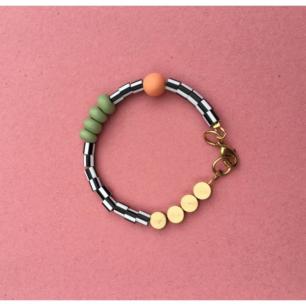 Sottsass Bracelet In Cobalt and Salmon Pink LA17