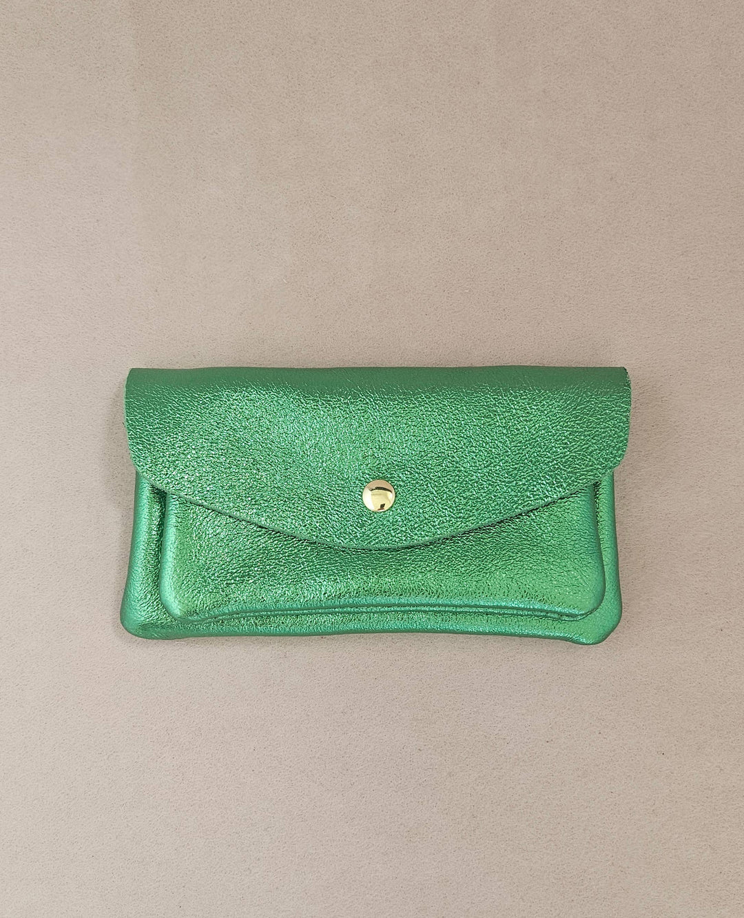 Kangaroo double pocket leather wallet Sky RM37