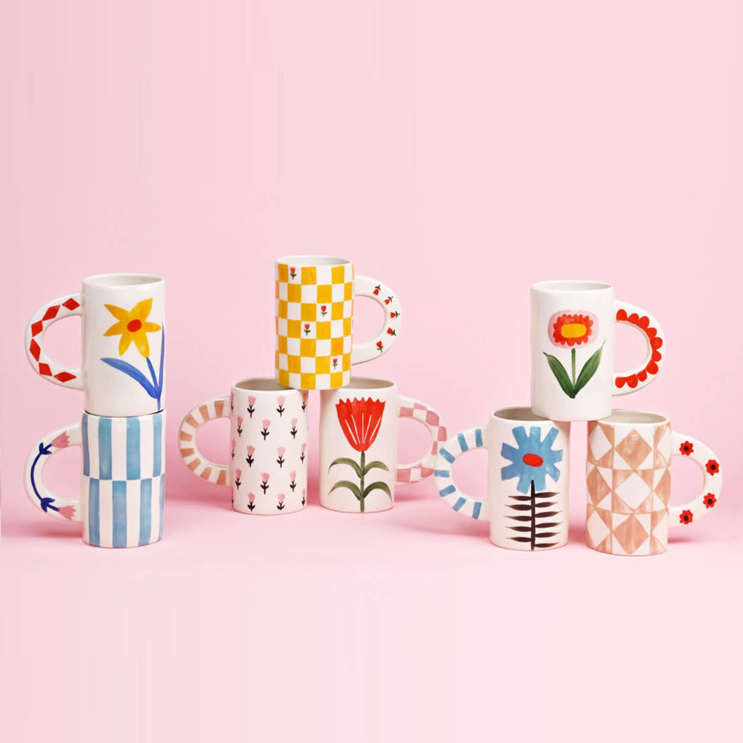 Ceramic Coffee Mug-Handmade Coffee Cups-Tea Drinking Cups CG924