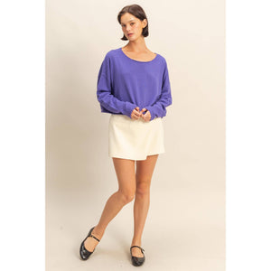 Wide Neck Sweater HYF10